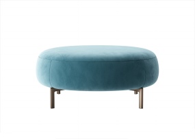 蓝色脚凳3D模型设计